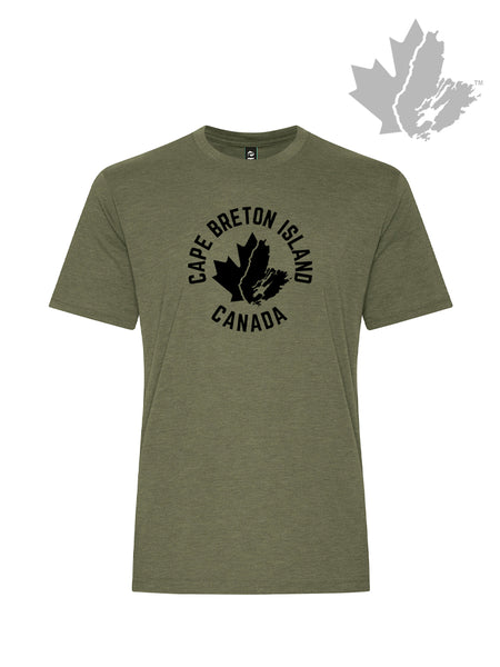 Cape Breton Island Canada T-Shirt (Military Frost)