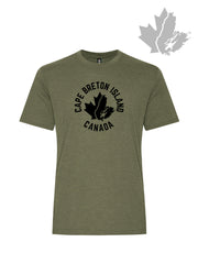 Cape Breton Island Canada T-Shirt (Military Frost)
