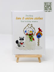 Notecard (Snowman & Raccoon C22)