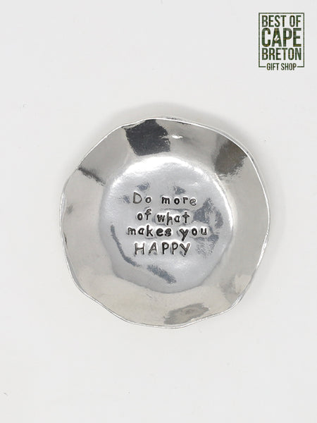 Charm Bowl- 2.5" Happy (BWL-14)