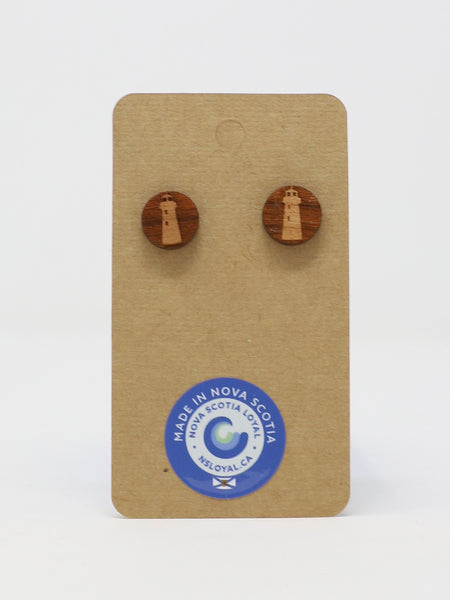 Studd Earrings - Lighthouse (Maple)