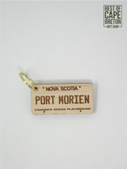 Wood Keychain (Port Morien)