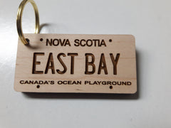Wood Keychain (East Bay)