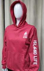 Pullover Hoodie (Island Life Heather Red)