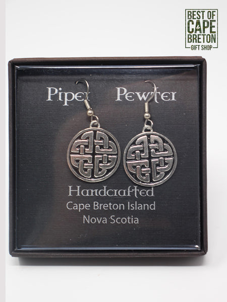 Earrings (Piper Pewter Celtic Knot ER15)