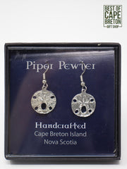 Earrings (Piper Pewter Sand Dollar ER8)