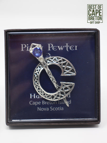 Piper Pewter Brooch (Celtic "C" BR8)