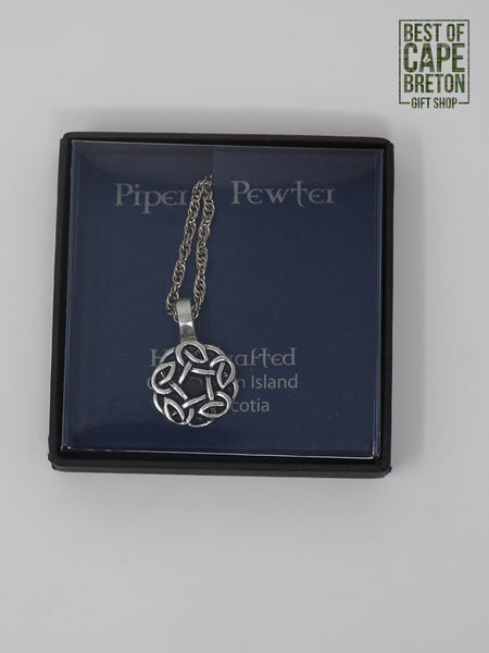 Pewter Necklace (Piper Pewter Celtic Loop PD20)