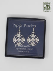 Earrings (Piper Pewter Celtic Welcome ER4)