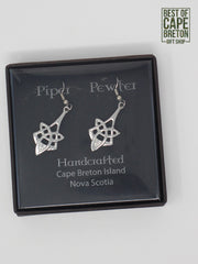 Earrings (Piper Pewter Celtic Teardrop ER16)