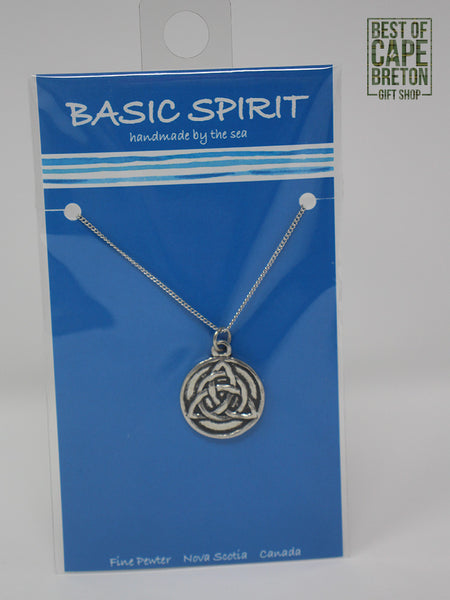 Pewter Necklace (Celtic Knot JNC 77)