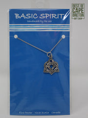 Pewter Necklace (Celtic Heart JNC 125)