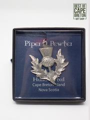Piper Pewter Necklace (Lg Thistle PD6)