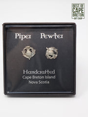 Earrings (Piper Pewter Thistle Stud ER10)