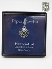 Piper Pewter Necklace (Celtic Love Knot PD28)