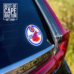 Car Decal (CB Oilers 5" round)
