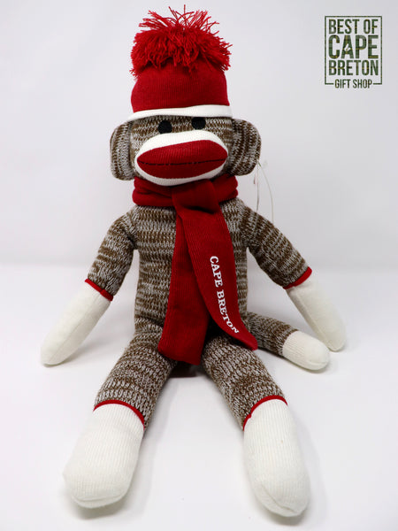 Cape Breton Stuffed Animal- Sock Monkey