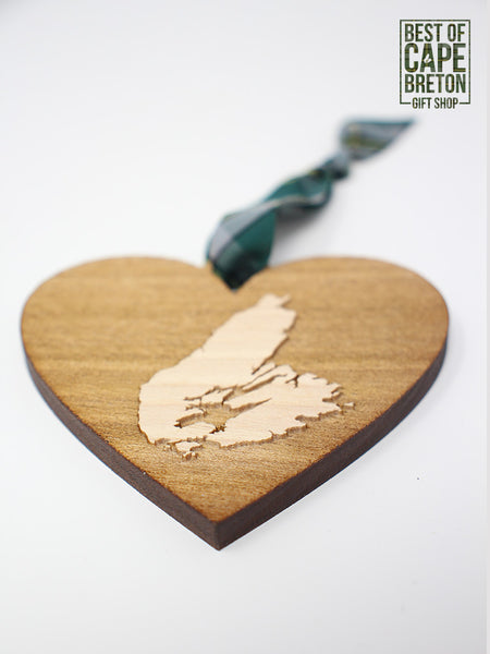 Ornament (CB Heart Shape Wood)