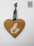 Ornament (CB Heart Shape Wood)