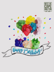 Notecard (Birthday Balloons B5)