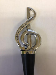 Wine Stopper (Treble Clef Pewter) ST-15