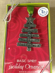 Pewter Ornament (Word Tree)