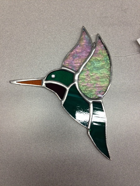 Stained Glass (Hummingbird two wings)