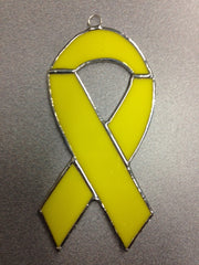Stained Glass (Yellow Awareness Ribbon)