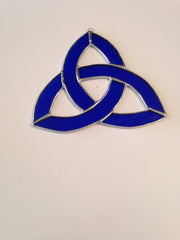 Stained Glass (Blue Small Celtic Knot)