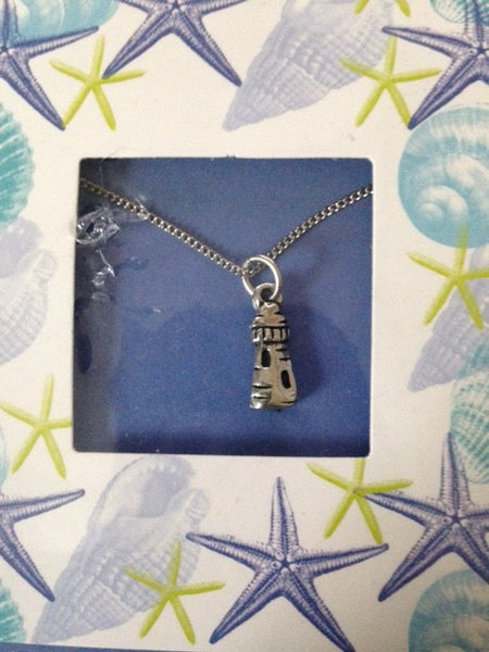 Pewter Necklace (Lighthouse Charm CD-27)