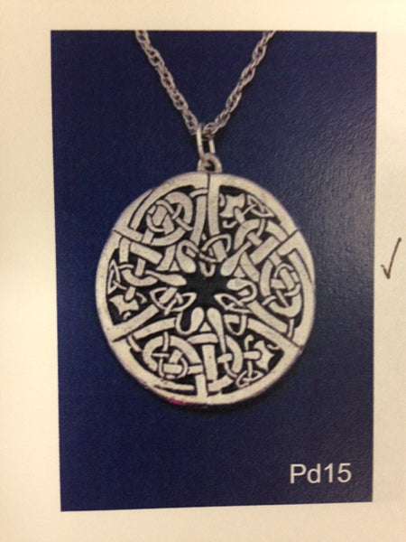Piper Pewter Necklace (Celtic Medallion-PD15)