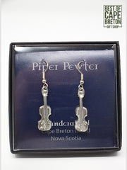 Earrings (Piper Pewter Fiddle ER9)