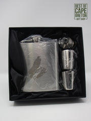Cape Breton Stainless Steel Flask Set